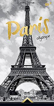 Блокнот 100*200 мм, 64 арк. "Gorjous Paris" YES, 151477