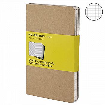 Записник Беж кишеньковий клітина, Moleskine Cahier, QP412 Записник Беж кишеньковий клітина, Moleskine Cahier, QP412