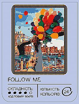 Алмазная мозаика "Следуй за мной" 40*50 см, GF1480, ТМ "99IDEAS" Алмазная мозаика "Следуй за мной" 40*50 см, GF1480, ТМ "99IDEAS"