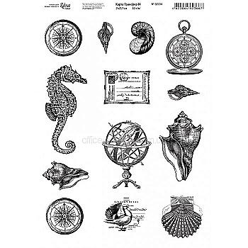 Outlet Карта Трансфер 14, 10шт, 21*29,7см, 80г/м2, ROSA Talent/846359