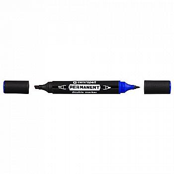 Маркер 1666 Permanent 1 мм Double, синій CentroPen Маркер 1666 Permanent 1 мм Double, синій CentroPen