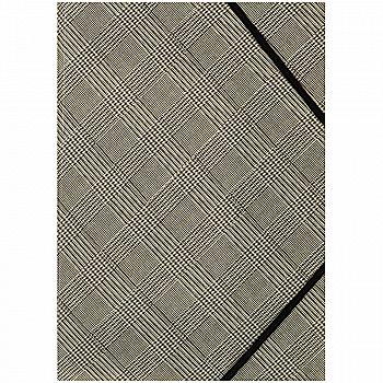 Папка на гумках А4+, Tartan Olive, 1509-20-A