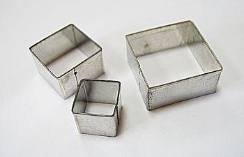 Набір катерів, Квадратні, 3 шт., 20/30/40мм, D.K. Art & Craft 11406 Набір катерів, Квадратні, 3 шт., 20/30/40мм, D.K. Art & Craft 11406
