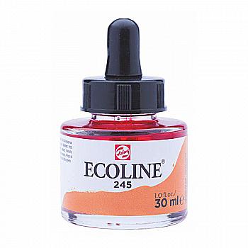 Краска акварельная жидкая Ecoline, (245), Шафраново-желтая, 30 мл, Royal Talens Краска акварельная жидкая Ecoline, (245), Шафраново-желтая, 30 мл, Royal Talens
