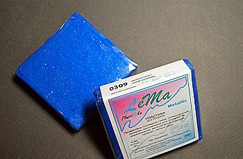 Пластика "Lema Metallic", синий металлик 0,064 кг, 0309 Пластика "Lema Metallic", синий металлик 0,064 кг, 0309
