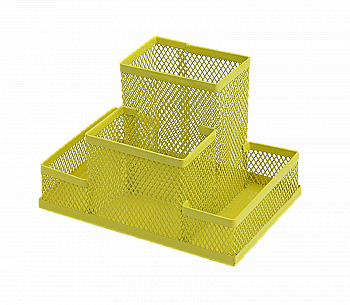 Прилад настільний 150*100*100 мм, метал, жовтий ZB.3116-08 Прилад настільний 150*100*100 мм, метал, жовтий ZB.3116-08
