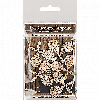 Заготовка деревянная для декорирования, FLC-237