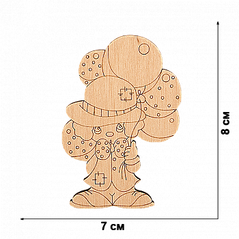 Заготовка дерев`яна для декорування, FLC-452