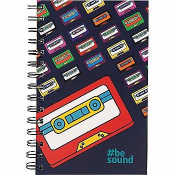 Блокнот А5 80 л, кл. BeSound-3, на спирали, K19-197-3
