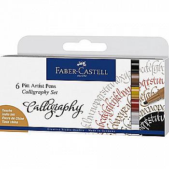 Набір для каліграфії Calligraphy (6 шт.), 167506 Faber-Castell Набір для каліграфії Calligraphy (6 шт.), 167506 Faber-Castell