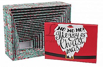 Подарункова коробка новорічна №4, 74-1022