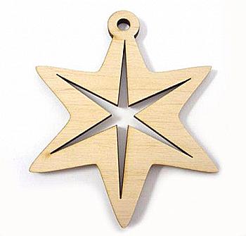 Заготівка дерев`яна Сніжинка Зірка 90*76 см, 702975