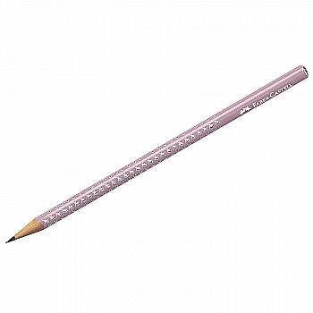 Карандаш чернографитный Grip Sparkle, розовые тени, 118234Р Faber-Castell Карандаш чернографитный Grip Sparkle, розовые тени, 118234Р Faber-Castell