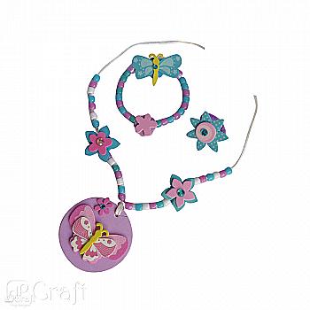 Креативний набір з ПВХ - Біжутерія з метеликами, KSPI-340 DpCraft Креативний набір з ПВХ - Біжутерія з метеликами, KSPI-340 DpCraft