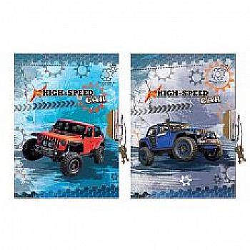 Блокнот А6 на замку "Wheel Drive", 6036-A6