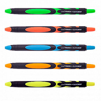 Ручка масляная автоматическая, 0,7 мм Live Touch BM.8270