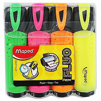 Набор из 4-х текст-маркеров Fluo Peps Classic, MP.742547 Набор из 4-х текст-маркеров Fluo Peps Classic, MP.742547