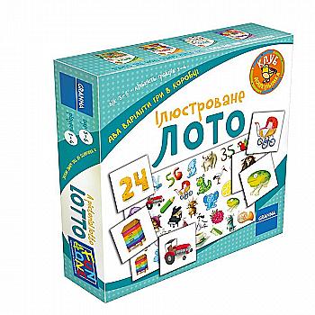 Гра настільна "Ілюстроване Лото", 82517 Гра настільна "Ілюстроване Лото", 82517