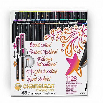Набор ручек Chameleon Fineliner 48 шт. - Brilliant Colors, FL4801 Набор ручек Chameleon Fineliner 48 шт. - Brilliant Colors, FL4801