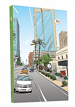 Блокнот А5 "Streets note" green, 901487, TM Profiplan  Блокнот А5 "Streets note" green, 901487, TM Profiplan