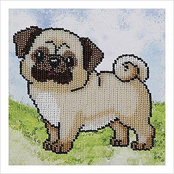 Набор для вышивания "Щенок мопс" ТН-0482, ТМ "ВДВ"