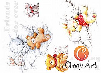 Карта декупажна А4 Солодких снів, 45 г/м², 00751