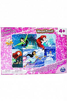 Пазл деревянный "Принцессы", SM98489/6040059  Пазл деревянный "Принцессы", SM98489/6040059