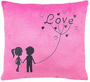 Подушка - валентинка "Ти і я" (рожева), ПД-0218 Подушка - валентинка "Ти і я" (рожева), ПД-0218