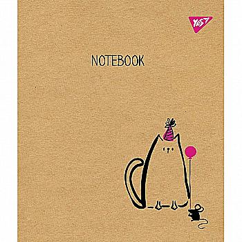 Зошит 12 кл. YES "Sketch animal" крафт, 765066