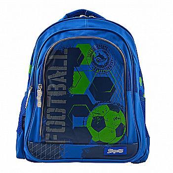 Рюкзак школьный 1В S-22 "Football", 37*29*11, 556341