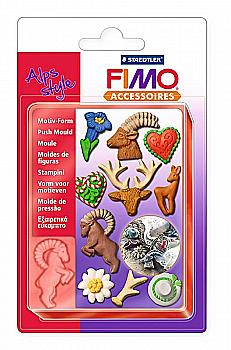 Прес-форма "Альпи", 10 шт, 30*30 мм, Fimo Прес-форма "Альпи", 10 шт, 30*30 мм, Fimo