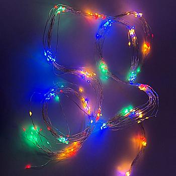 Электрогирлянда "Novogod`ko" светодиодная "Конский хвост" 2,3 м, 345 LED, многоцветная, 974225 Электрогирлянда "Novogod`ko" светодиодная "Конский хвост" 2,3 м, 345 LED, многоцветная, 974225