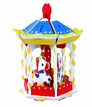 Конструктор-розмальовка "Карусель", HC262 Конструктор-розмальовка "Карусель", HC262