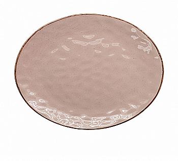 Тарелка "Винтаж" 26,4 см, розовая, 108920