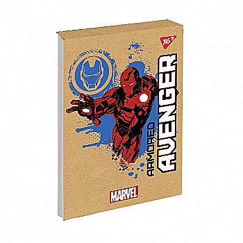 Блокнот В6 80 арк. кл. "Avenger" крафт, YES 151682