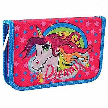 Пенал твердый одинарный без клап. HP-02 "Unicorn", 20,5*13*3,2, 532022 Пенал твердый одинарный без клап. HP-02 "Unicorn", 20,5*13*3,2, 532022