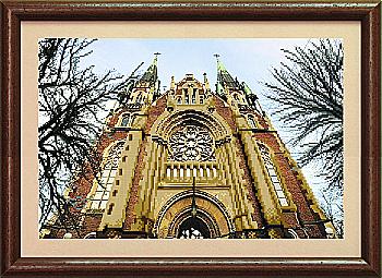 Схема для вышивания бисером СБ-283 24*36 см на авторской канве ТМ "Чарівна мить"