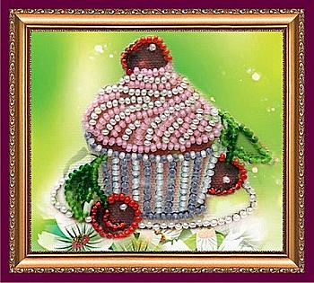 Набір для вишивки бісером "Магніт" Десерт, AMA-034 Набір для вишивки бісером "Магніт" Десерт, AMA-034