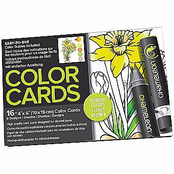 Розмальовка Chameleon Color Cards - Квіткові візерунки, CC0105 Розмальовка Chameleon Color Cards - Квіткові візерунки, CC0105