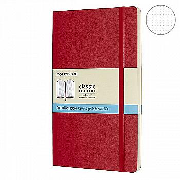 Блокнот Красный мягкий средний точка, Moleskine Classic, QP619F2 Блокнот Красный мягкий средний точка, Moleskine Classic, QP619F2