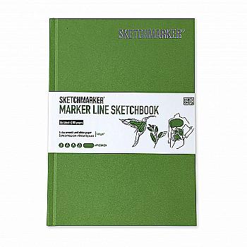 Скетчбук SKETCHMARKER А5 44 л., 160 г/м², зеленое яблоко, MLHSM/APGR Скетчбук SKETCHMARKER А5 44 л., 160 г/м², зеленое яблоко, MLHSM/APGR