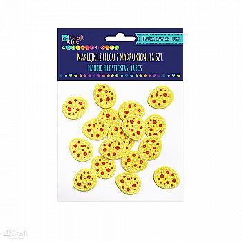 Наліпки з фетру - Великодні яйця, 18шт, KSFI-214 DpCraft Наліпки з фетру - Великодні яйця, 18шт, KSFI-214 DpCraft