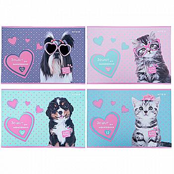 Альбом для малювання 12 арк., скоба, SP, SP21-241