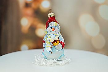 Іграшка ялинкова "Пломбірний сніговик", MarryChupmas
