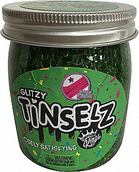 Іграшка Лізун Slime Glitzy Tinselz "Зелене яблуко", 210 г, 300189-6 Іграшка Лізун Slime Glitzy Tinselz "Зелене яблуко", 210 г, 300189-6