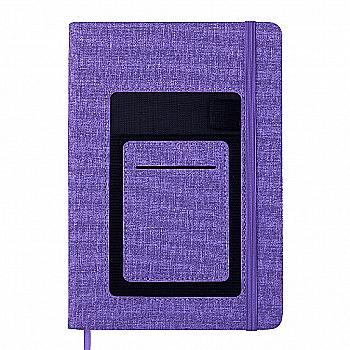 Блокнот діловий Comfort А5 96 арк. лін. обкл. штучна шкіра, фіолетовий, BM.295209-07 Блокнот діловий Comfort А5 96 арк. лін. обкл. штучна шкіра, фіолетовий, BM.295209-07