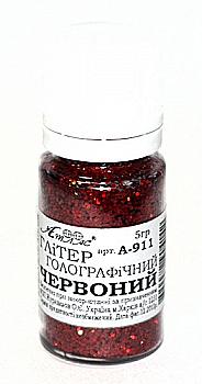 Блискітки (Глітер) Голографічний Червоний 5гр., А-911 Блискітки (Глітер) Голографічний Червоний 5гр., А-911