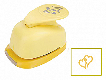 Фігурний дирокол 2,5 см Два Серця, JCDZ-110-134 DpCraft Фігурний дирокол 2,5 см Два Серця, JCDZ-110-134 DpCraft