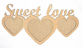 Набор заготовок Рамка "Sweet Love", 1 шт, МДФ,37*20*0,6 см, Rosa Talent (2) Набор заготовок Рамка "Sweet Love", 1 шт, МДФ,37*20*0,6 см, Rosa Talent (2)