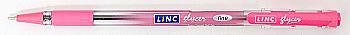 Ручка кульк/масл "Glyser" рожева 0,7 мм "Linc" Ручка кульк/масл "Glyser" рожева 0,7 мм "Linc"